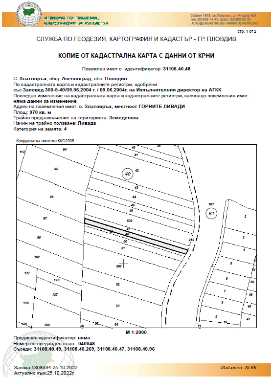 Земеделска земя в с. Златовръх