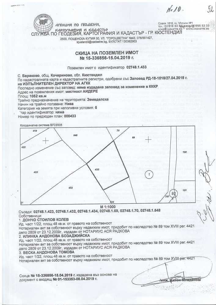 Земеделска земя Бараково