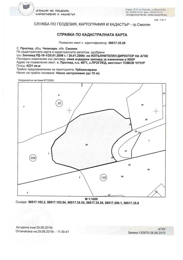 Парцел Проглед