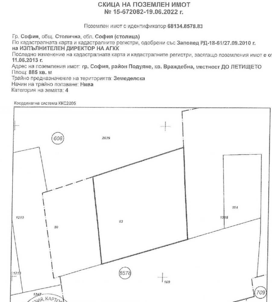 Земеделска земя София